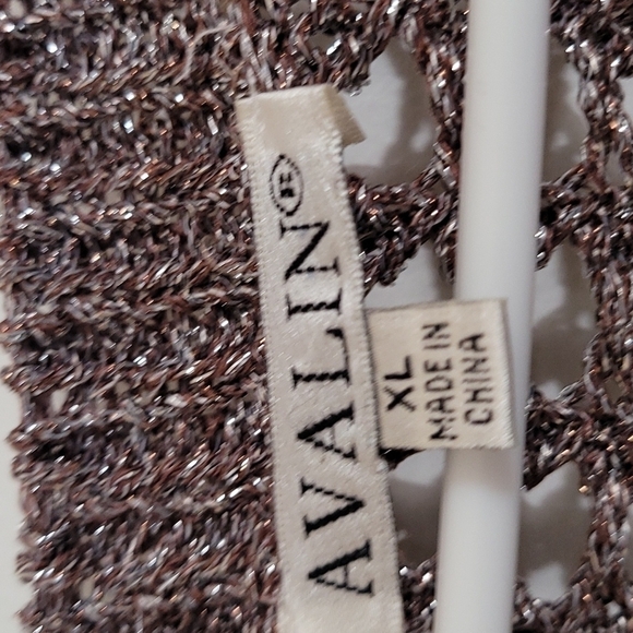 Avalin Women's Metallic  Sweater Size XL - Picture 4 of 10